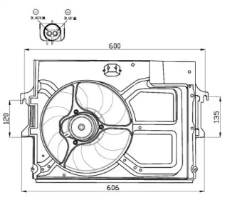 Вентилятор (WILMINK GROUP: WG1720445)