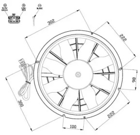 Вентилятор (WILMINK GROUP: WG1720449)