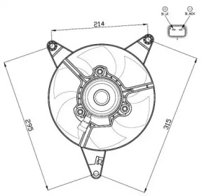 Вентилятор (WILMINK GROUP: WG1720453)