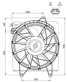 Вентилятор (WILMINK GROUP: WG1720454)