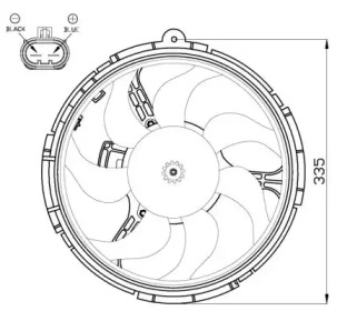 Вентилятор (WILMINK GROUP: WG1720460)