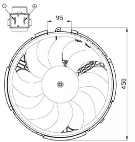 Вентилятор (WILMINK GROUP: WG1720462)