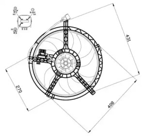 Вентилятор (WILMINK GROUP: WG1720463)