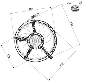 Вентилятор (WILMINK GROUP: WG1720464)