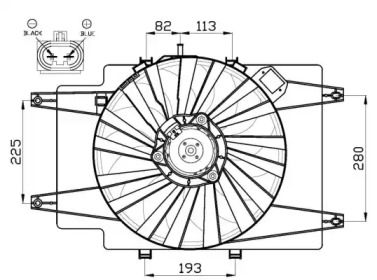 Вентилятор (WILMINK GROUP: WG1720468)