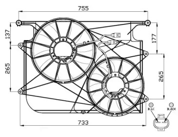 Вентилятор (WILMINK GROUP: WG1720489)