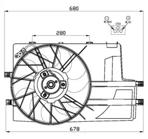 Вентилятор (WILMINK GROUP: WG1720504)