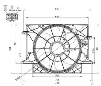 Вентилятор (WILMINK GROUP: WG1720510)