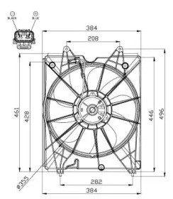 Вентилятор (WILMINK GROUP: WG1720514)