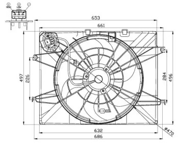 Вентилятор (WILMINK GROUP: WG1720515)