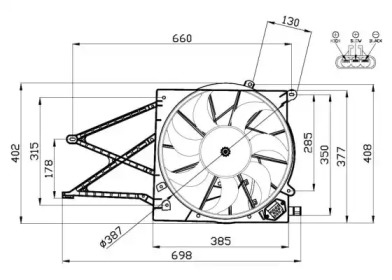 Вентилятор (WILMINK GROUP: WG1720533)