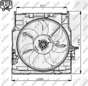 Вентилятор (WILMINK GROUP: WG1720659)