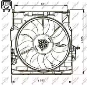 Вентилятор (WILMINK GROUP: WG1720660)