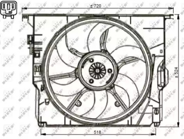 Вентилятор (WILMINK GROUP: WG1720663)