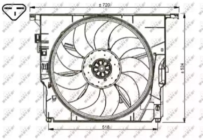 Вентилятор (WILMINK GROUP: WG1720664)