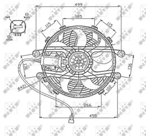 Вентилятор (WILMINK GROUP: WG1720672)