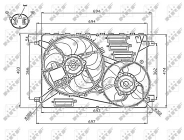 Вентилятор (WILMINK GROUP: WG1720679)