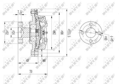 Сцепление (WILMINK GROUP: WG1721006)