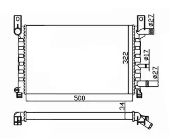 Теплообменник (WILMINK GROUP: WG1721410)