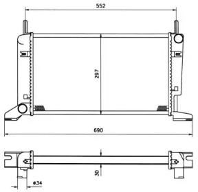 Теплообменник (WILMINK GROUP: WG1734601)