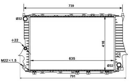 Теплообменник (WILMINK GROUP: WG1721603)