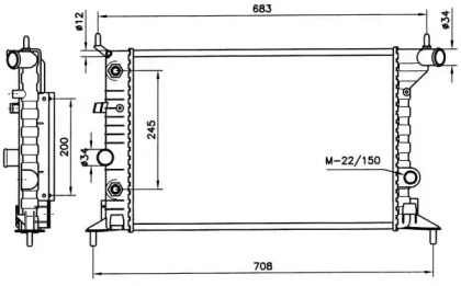 Теплообменник (WILMINK GROUP: WG1721704)