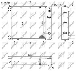 Теплообменник (WILMINK GROUP: WG1721807)