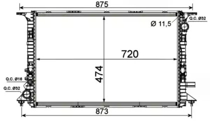 Теплообменник (WILMINK GROUP: WG1721958)