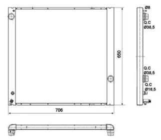 Теплообменник (WILMINK GROUP: WG1722035)