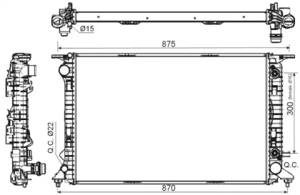 Теплообменник (WILMINK GROUP: WG1722052)