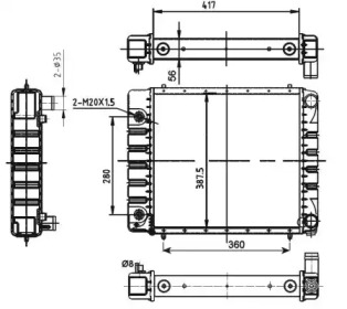 Теплообменник (WILMINK GROUP: WG1722085)