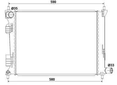 Теплообменник (WILMINK GROUP: WG1722101)