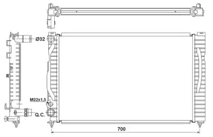 Теплообменник (WILMINK GROUP: WG1722110)