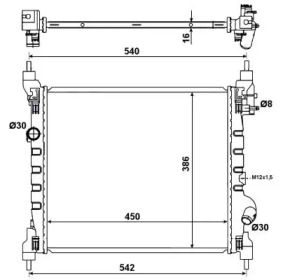 Теплообменник (WILMINK GROUP: WG1722128)