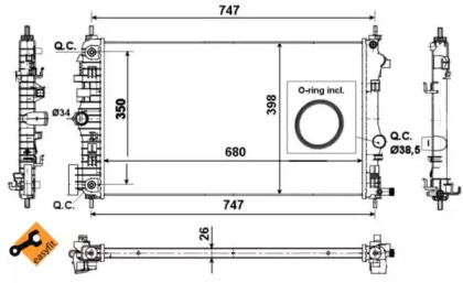 Теплообменник (WILMINK GROUP: WG1722593)