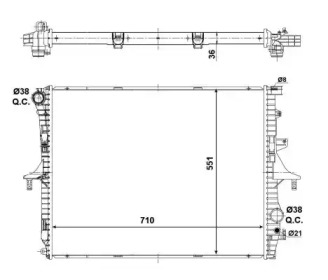 Теплообменник (WILMINK GROUP: WG1722608)