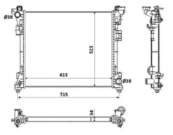 Теплообменник (WILMINK GROUP: WG1722700)