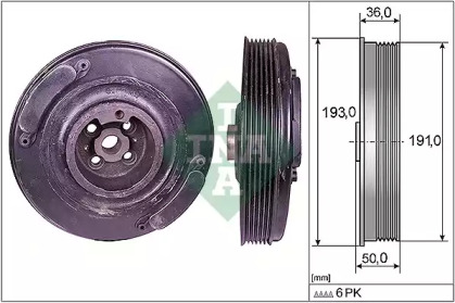 Ременный шкив (WILMINK GROUP: WG1254330)