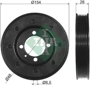 Ременный шкив (WILMINK GROUP: WG1254396)