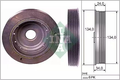 Ременный шкив (WILMINK GROUP: WG1254406)