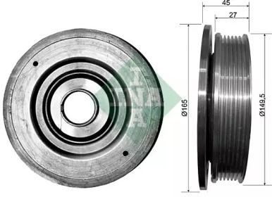 Ременный шкив (WILMINK GROUP: WG1254409)