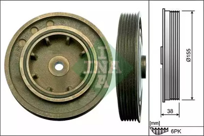 Ременный шкив (WILMINK GROUP: WG1710229)