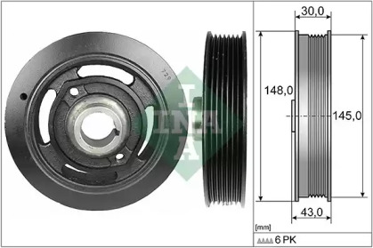 Ременный шкив (WILMINK GROUP: WG1725063)