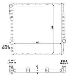 Теплообменник (WILMINK GROUP: WG1722927)