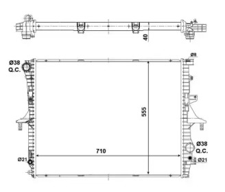 Теплообменник (WILMINK GROUP: WG1723071)