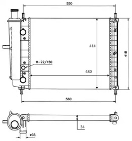 Теплообменник (WILMINK GROUP: WG1723104)