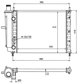 Теплообменник (WILMINK GROUP: WG1723105)