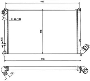 Теплообменник (WILMINK GROUP: WG1723109)