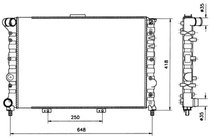 Теплообменник (WILMINK GROUP: WG1723207)