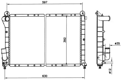 Теплообменник (WILMINK GROUP: WG1723224)